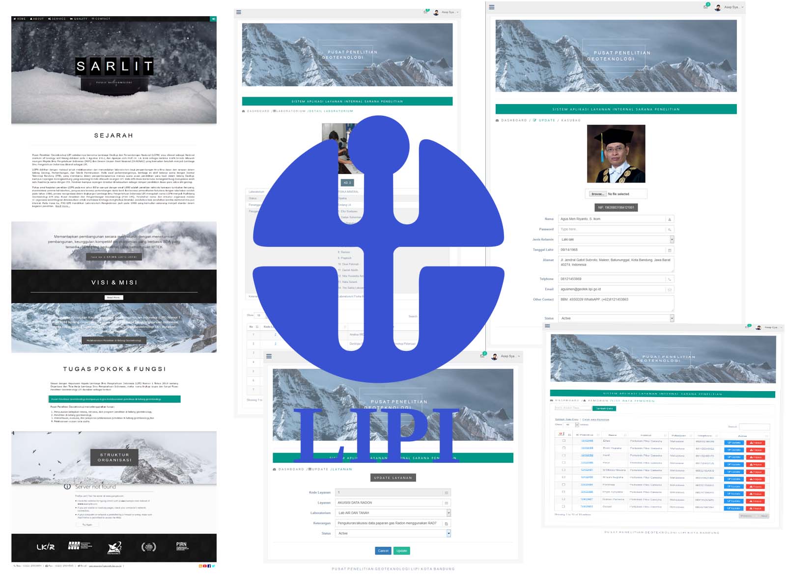 The Internal Service Information System for Research Facilities of PPG LIPI Bandung