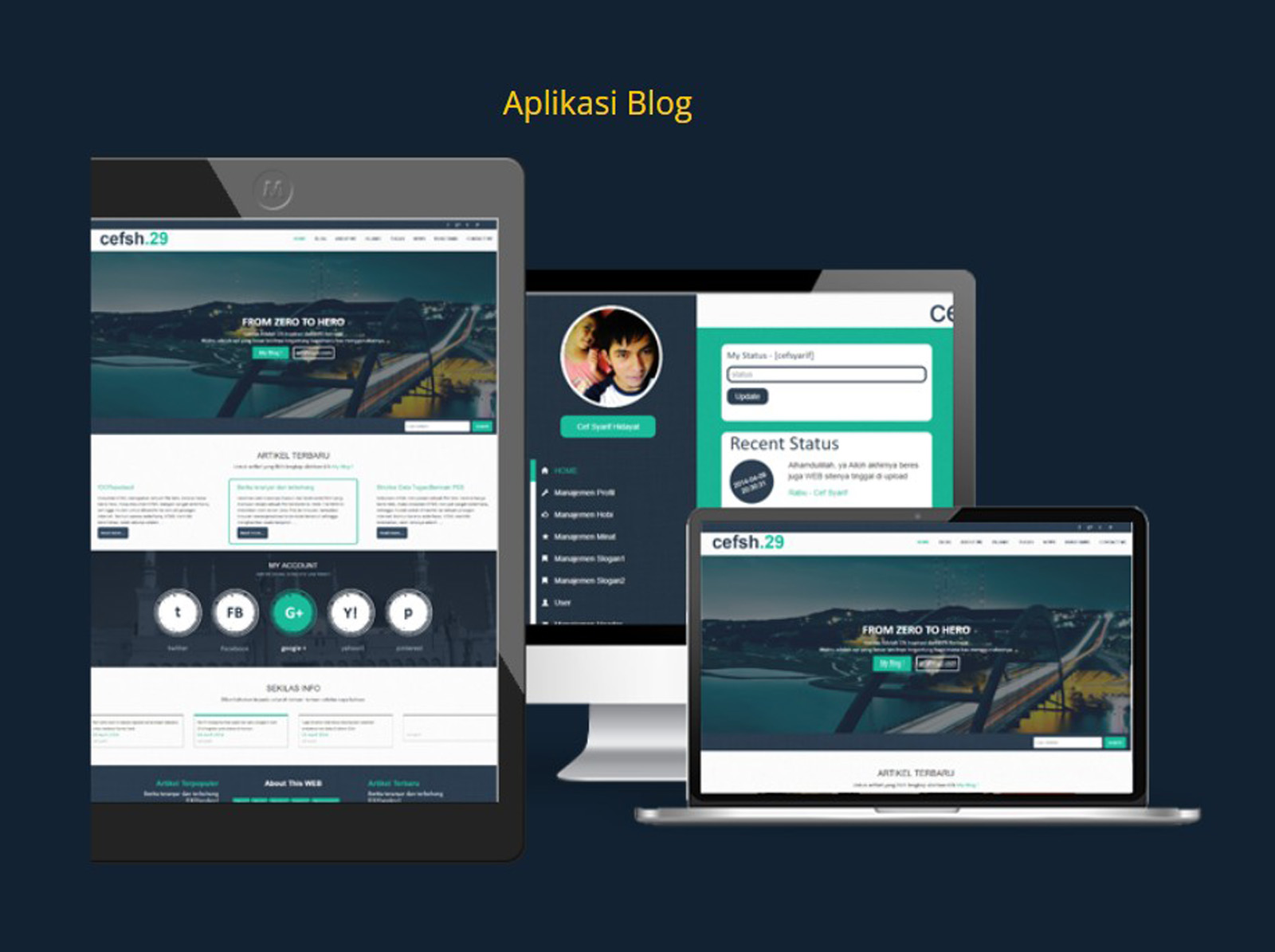 Blog Web App with Code Ignitor