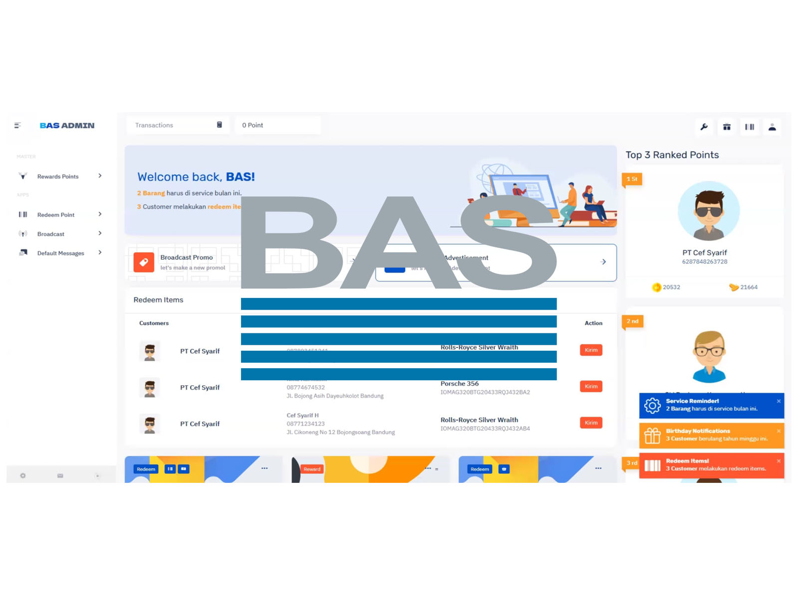 Rewards Points System